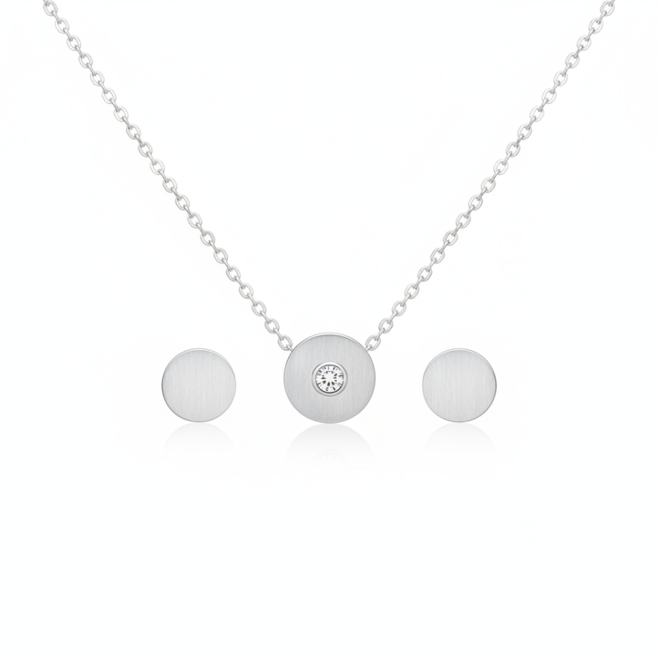 Gümüş Minimalist Kolye